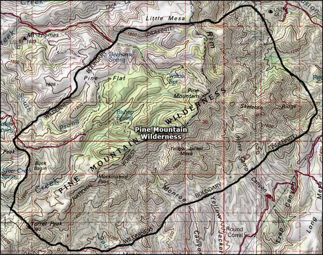 Pine Mountain Wilderness National Wilderness Areas