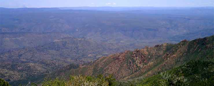 A view from Pine Mountain Wilderness