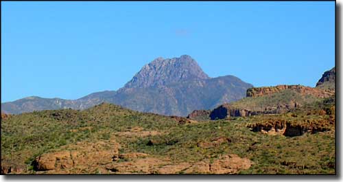 Browns and Buckhorn Peaks, Four Peaks Wilderness