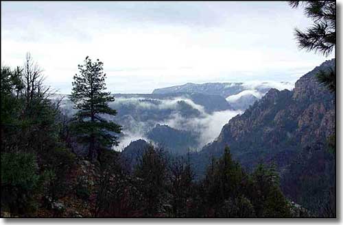 Sycamore Canyon Wilderness from the north