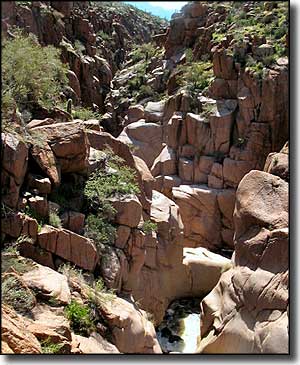 Upper end of The Jugs, Salome Wilderness