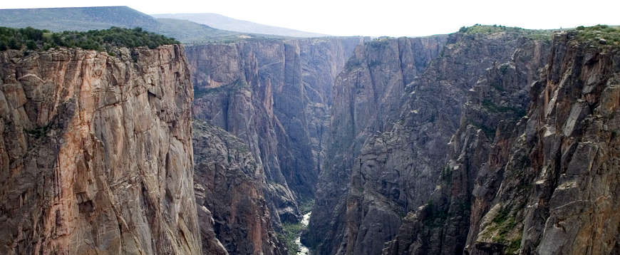 A view of the canyon at Black Canyon of the Gunnison National Park