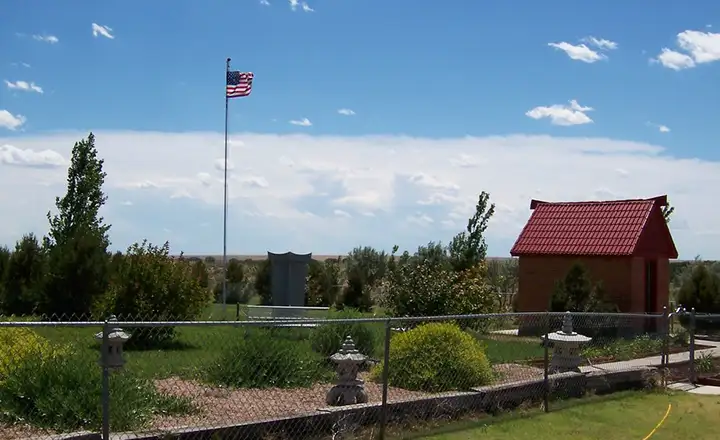 The Japanese cemetery at Camp Amache