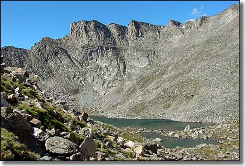 A view of Abyss Lake in Mount Evans Wilderness