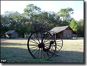 A cart for transporting logs