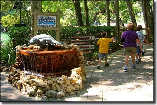 The second entry to the park