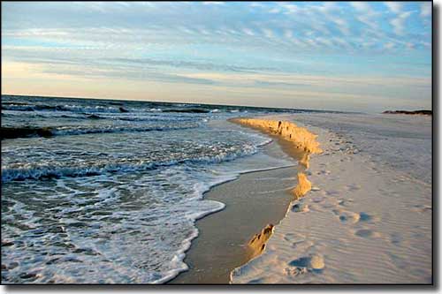 Water's edge at St. Joseph Peninsula State Park