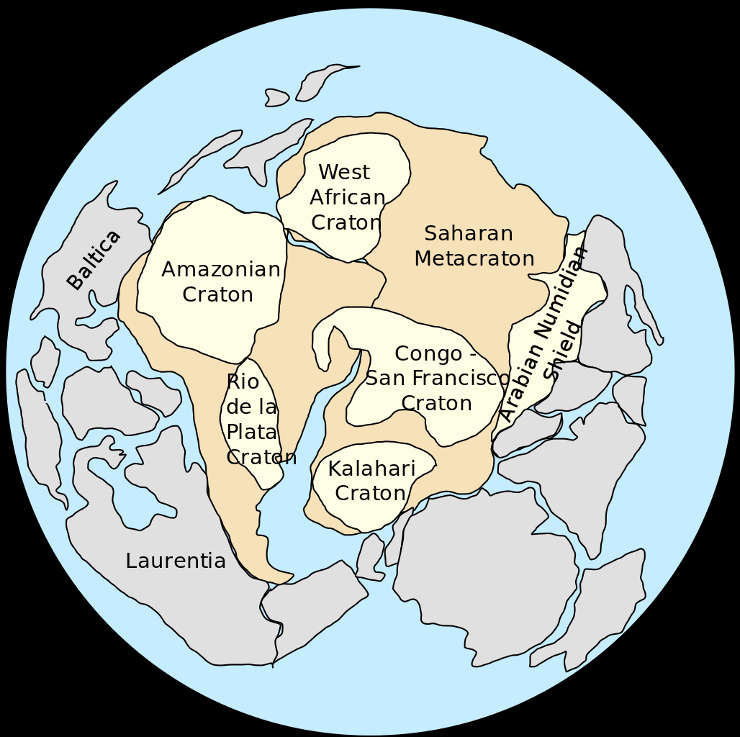 Afbeeldingsresultaat voor pannotia supercontinent