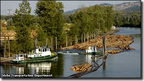 The St Joe River near St Maries