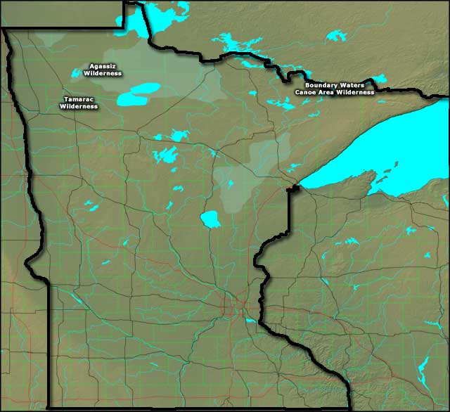 National Wilderness Areas in Minnesota National 