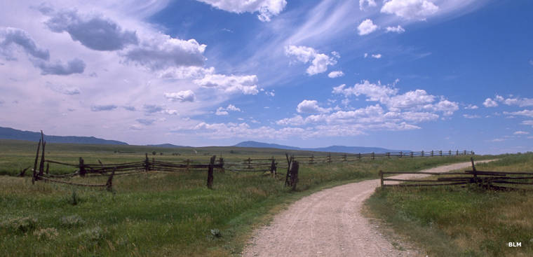 Along the trail in Wyoming