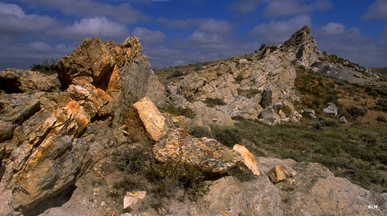 Along the Rock Avenue section of the Oregon National Historic Trail