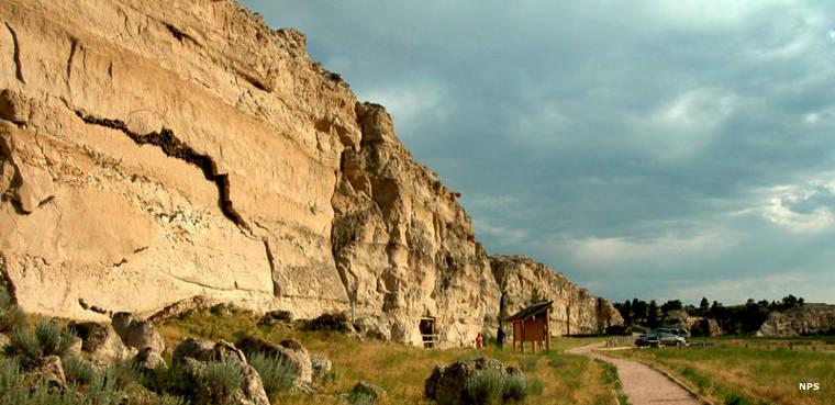 Register Cliff, along the Oregon National Historic Trail in eastern Wyoming
