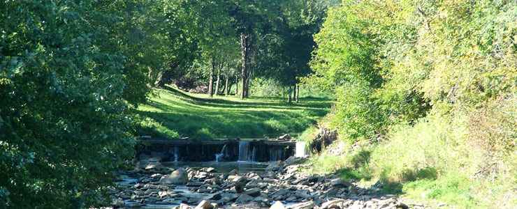 View along the Lewis and Clark Scenic Byway in Decatur, Nebraska