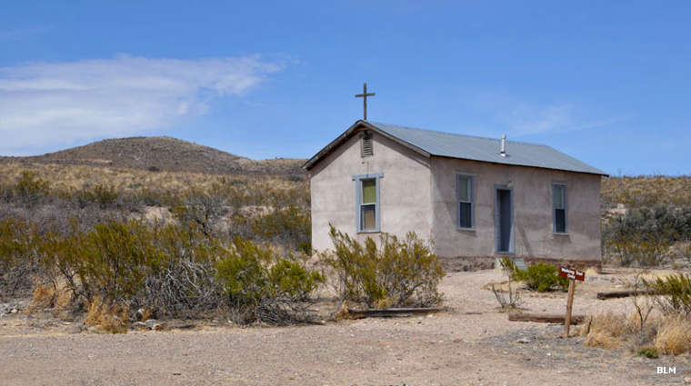 Lake Valley Historic Townsite church