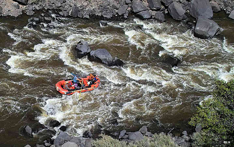 Rio Grande Wild and Scenic River rafters