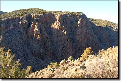 A view along the Wild Rivers Backcountry Byway