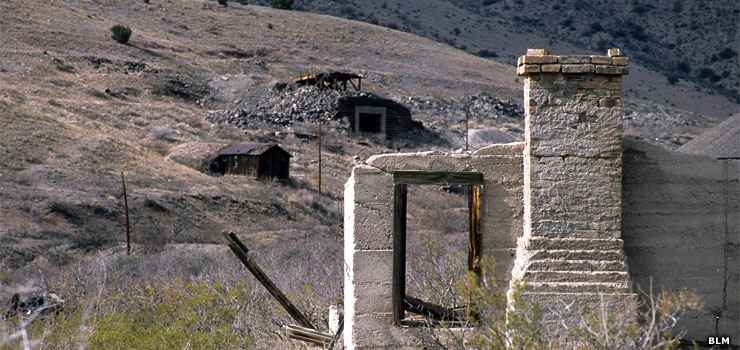 A view in the Lake Valley Historic Townsite