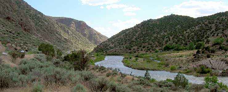 The Rio Grande at Orilla Verde National Recreation Area