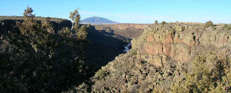 A view along the Wild Rivers Back Country Byway