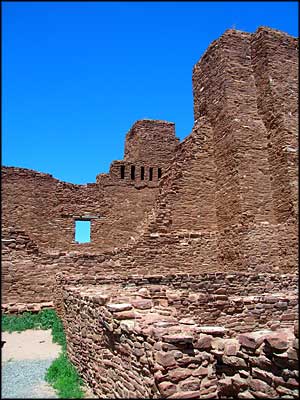 Ruins of the mission church at Quarai