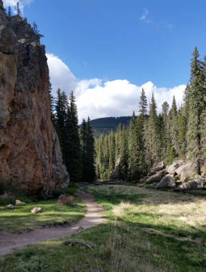 A view along the East Fork of the Jemez River