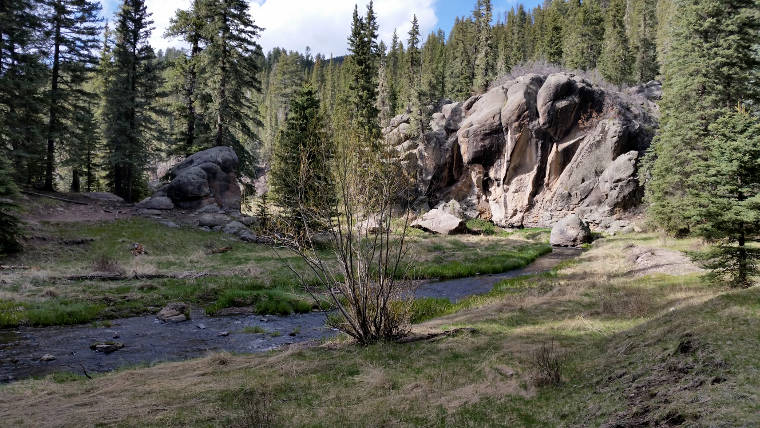 Along the East Fork of the Jemez River