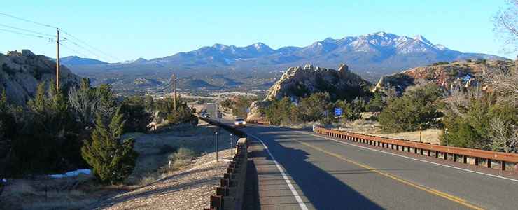 Garden of the Gods area on the Turquoise Trail