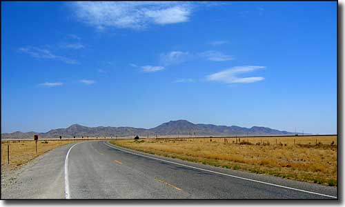 Looking south near the north end of Sevilleta National Wildlife Refuge