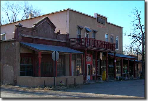 The old Hotel Los Cerrillos