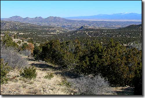 Turquoise Trail Scenic Byway between Los Cerrillos and Madrid