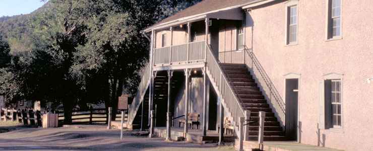Lincoln County Jail and Courthouse, home of Billy the Kid for several days in 1881