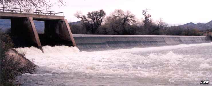 Percha Dam at Percha Dam State Park