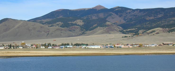 Looking north across Eagle Nest Lake