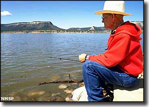 Fishing at El Vado Lake State Park