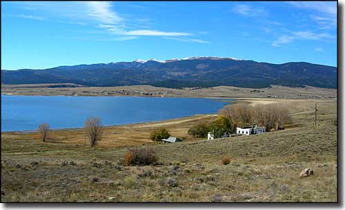 Wheeler Peak is to the west