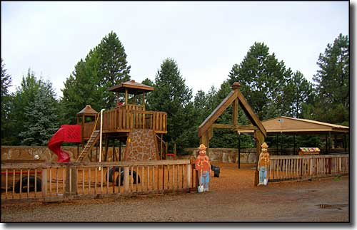 The playground at Smokey Bear State Historic Site