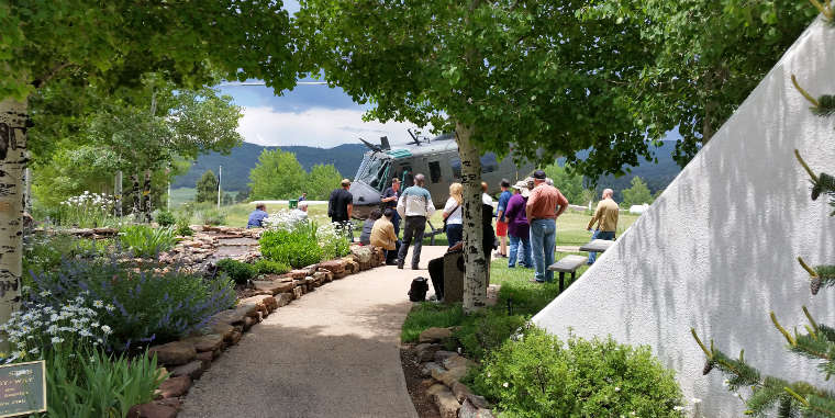 A guided tour on Memorial Day at the Vietnam Veterans Memorial State Park