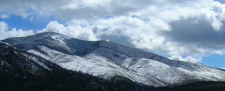 Latir Peak Wilderness rises in the Sangre de Cristo Mountains northeast of Questa