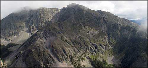 The Truchas Peaks rise above Pecos Wilderness