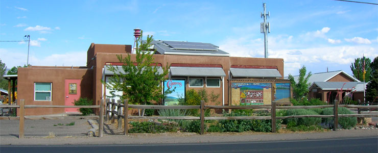 Front view of the Corrales Municipal Center