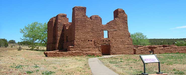 The mission ruins at Quarai