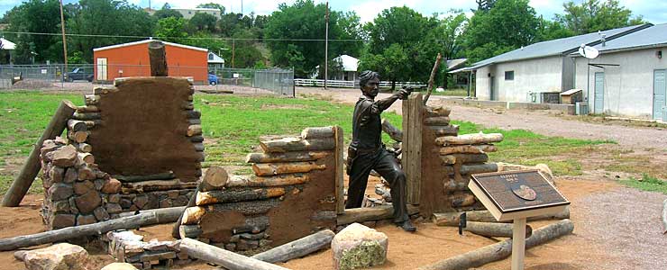 The Elfego Baca Memorial in Reserve