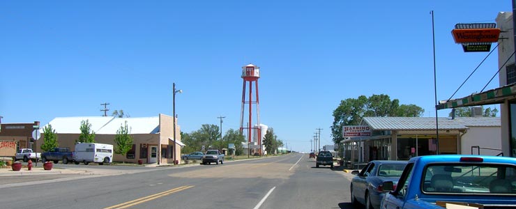 Coming into Roy fom the north