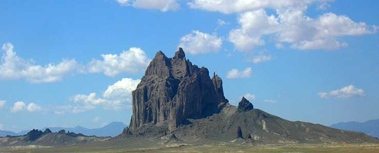 Shiprock, a sacred peak on the Navajo Nation