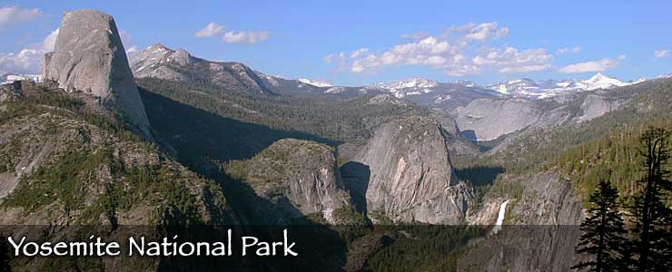 Looking up Yosemite Valley from the west