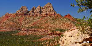 Smithsonian Butte on the western end of Canaan Mountain Wilderness