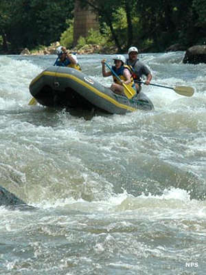 Whitewater rafting at New River Gorge National River