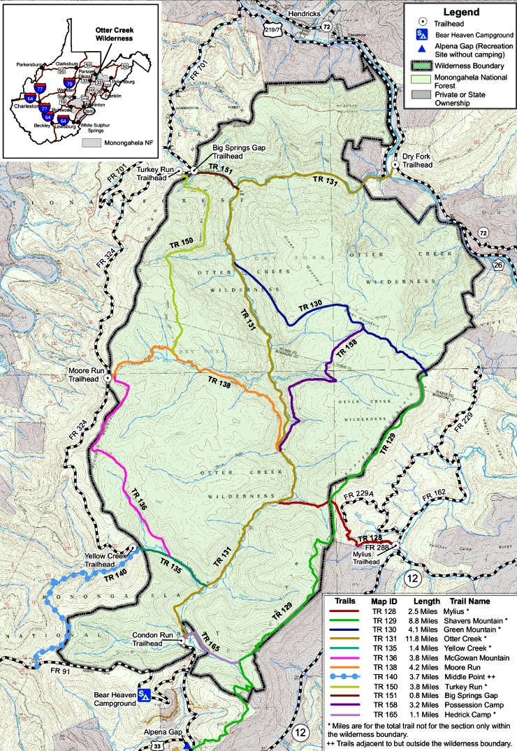 Otter Lake Campground Map