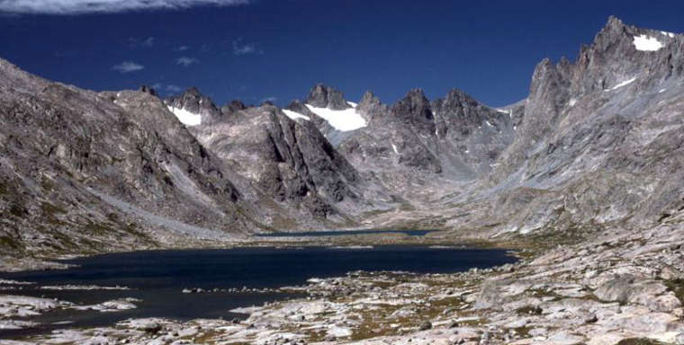 The Titcomb Lakes in Bridger Wilderness
